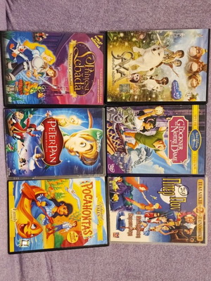 Disney and children's movies DVD used, pack