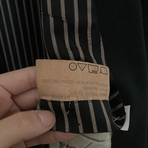 Fiscal vintage black jacket size 48 like new