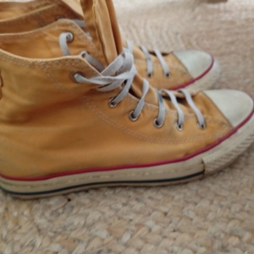 Converse All Star Well Worn boots used, warm yellow, size 38.5-39