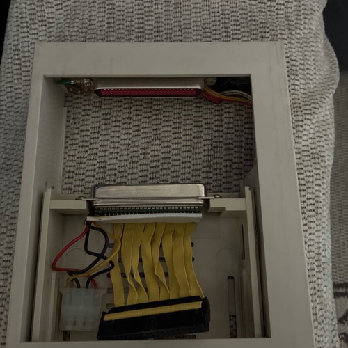 IDE HDD tray used with fan and lock button for retro PC