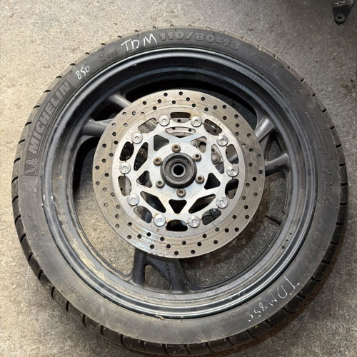 Yamaha TDM 850 front wheel with rim and brake discs
