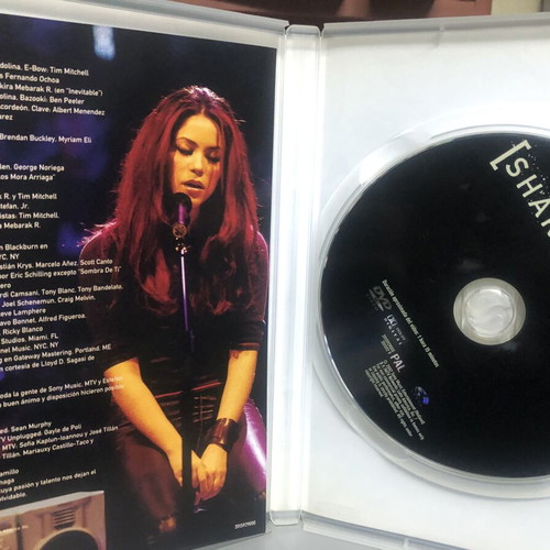 Shakira MTV Unplugged DVD used, pop