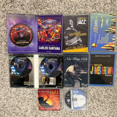 Pack of 9 Jazz, Blues & Soul Legends CDs like new