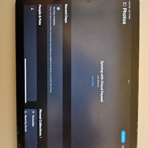 Ipad mini 6 256GB 5G used with cracked screen and worn case