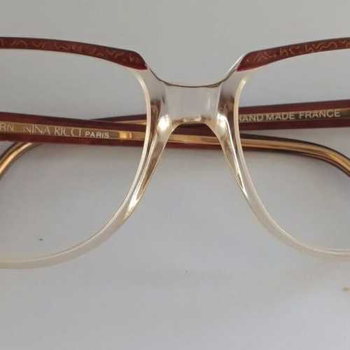Nina Ricci France Paris 1760 GRN 55=17 Eyeglass Frame New Colorful