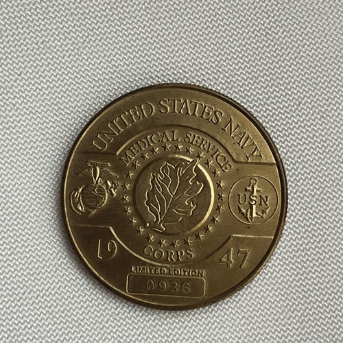 American Military Challenge Coin US Navy Limited Edition like new