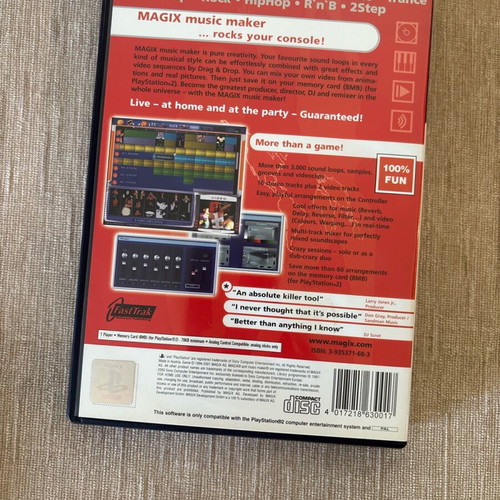 Magix Music Maker PlayStation 2 used, full English version