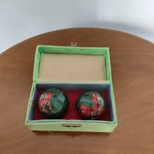 Baoding Chinese balls set of 2 like new