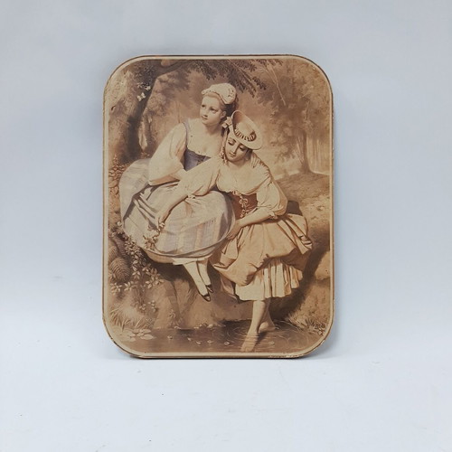 Anticipación color lithograph by Adolf Lafosse on wood