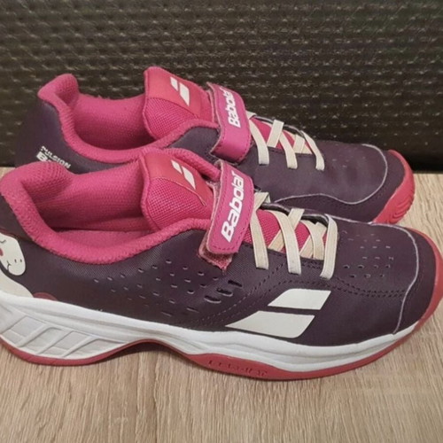 Babolat All Court tennis shoes for girls size 34 with unicorn