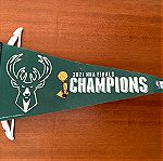  Σημαία Giannis Antetokounmpo Milwaukee Bucks NBA Finals Champions 30 cm x 75 cm Limited Edition