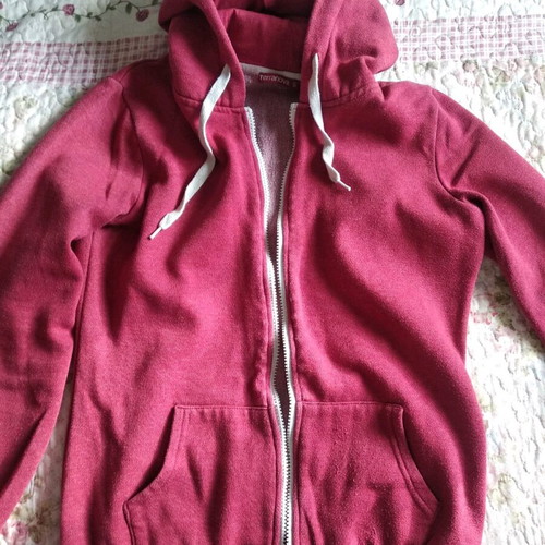 Terranova sweatshirt jacket like new, size S, red pink