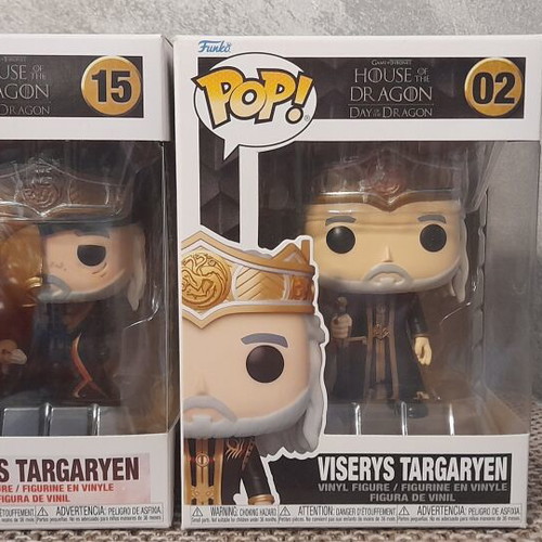 Funko Pop House of the Dragon Viserys Targaryen pack new