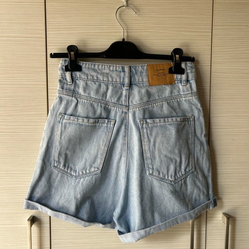 Stradivarius denim shorts like new, high waist, size S