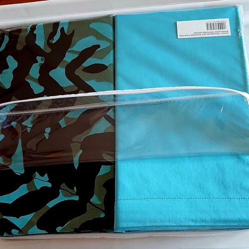 Super king bed sheets new, set with cotton satin pillowcases