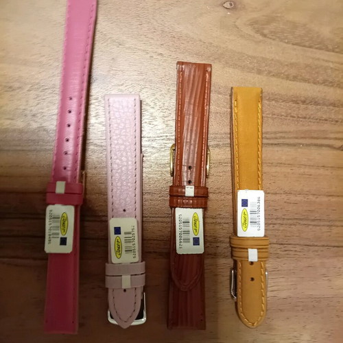 Watch straps new, set of 4 pieces