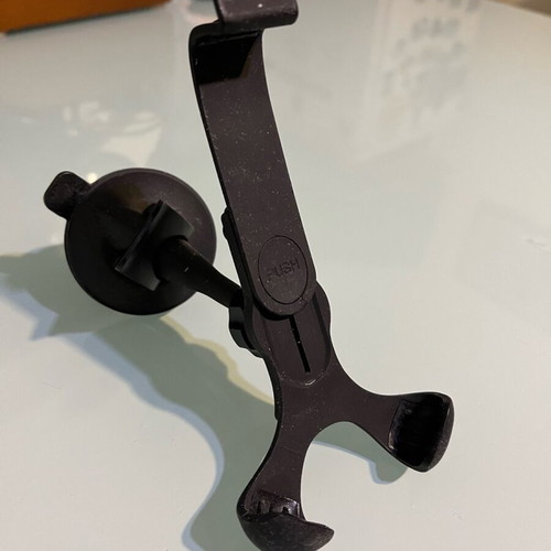 Phone holder used for car with self-adhesive system