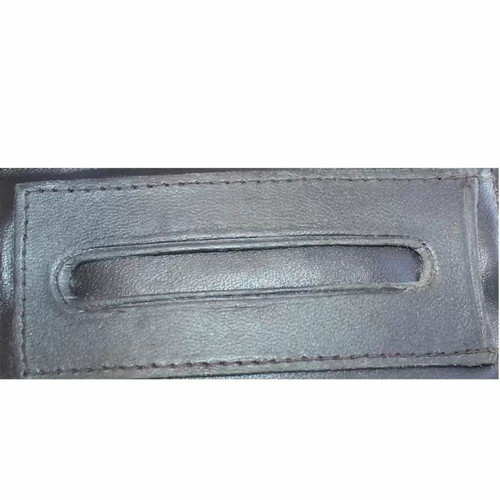 Over Top leather tobacco pouch black new