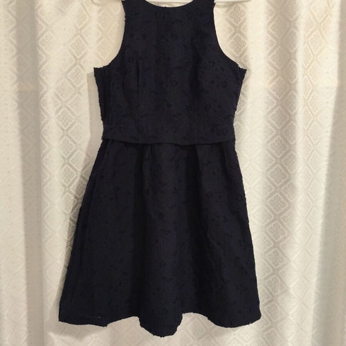 Dark blue dress H&M like new, cotton, size L