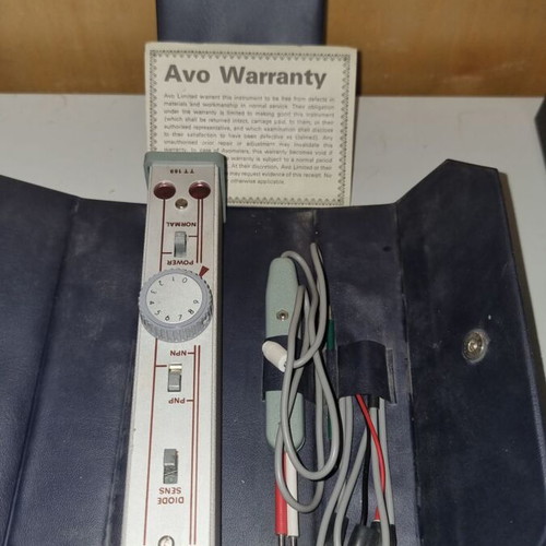 Avo Vintage Transistor Tester used, unknown condition for service or parts
