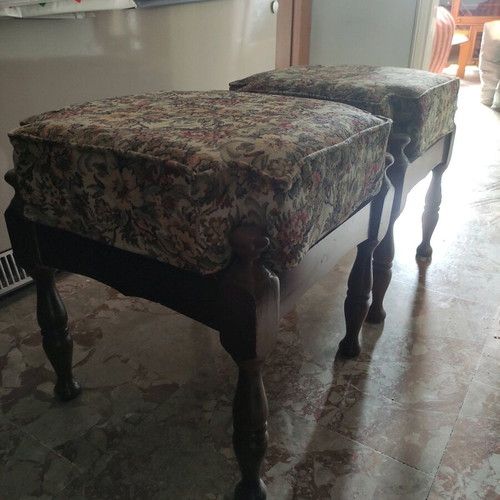 Vintage living room set like new with sofa, armchairs and tables