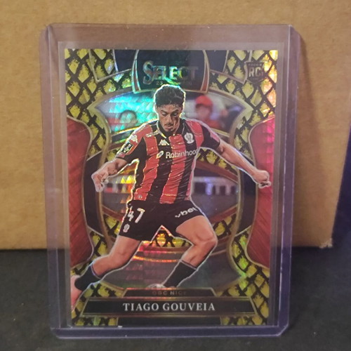 Tiago Gouveia Gold Dragon Scale RC card 2025-26 Panini Select Ligue 1 Nice like new