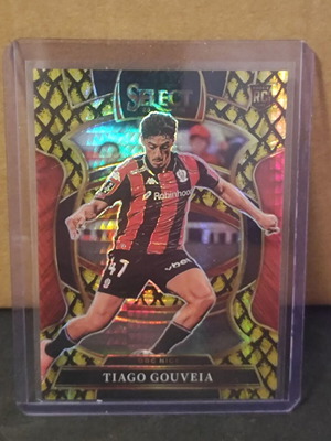 Tiago Gouveia Gold Dragon Scale RC card 2025-26 Panini Select Ligue 1 Nice like new