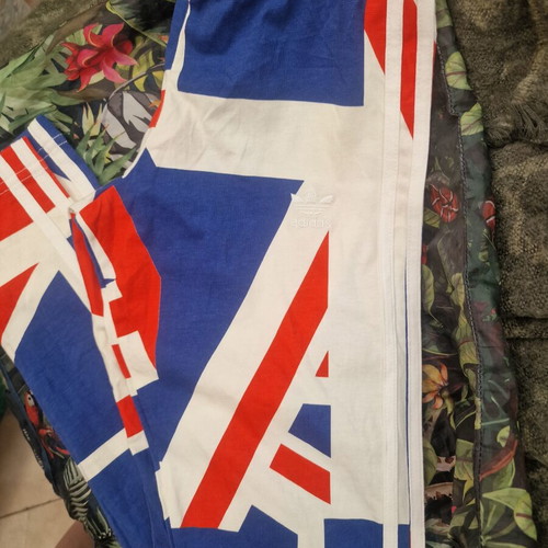 Adidas Union Jack vintage leggings XS like new, white