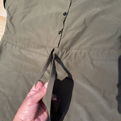 Shein khaki jumpsuit size M like new
