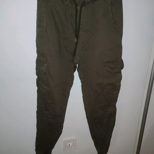 Cargo khaki pants used with pockets, size S