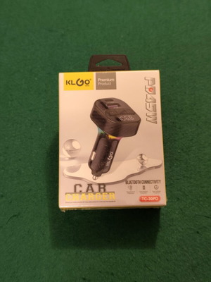 KLGO TC-30PD 45W Car Charger and Bluetooth FM Transmitter