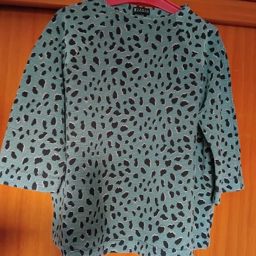 Veraman blouse with leopard print like new, size L