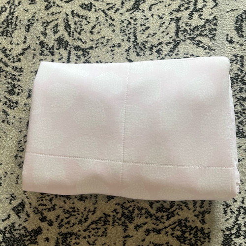 Zara Home changing mat like new pink with heart print