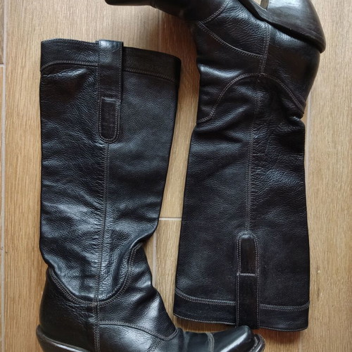 Gianni Barbato genuine leather cowboy boots used, size 36/37