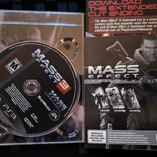 Mass Effect Trilogy game for PS3 Sony PlayStation 3