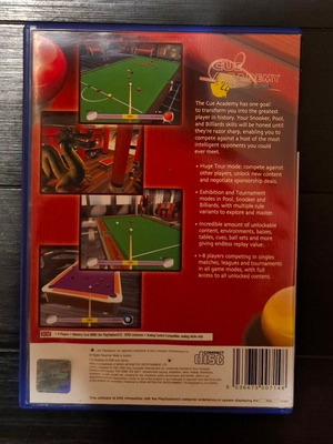 Cue Academy Snooker Pool Billiards παιχνίδι PS2 μεταχειρισμένο