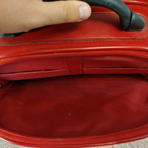 Crisano by Hunter toiletry bag like new fabric travel case