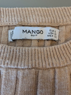 Mango women's sweater like new, beige, size S