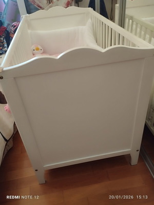 Hensvik IKEA Baby Cot used with minor marks