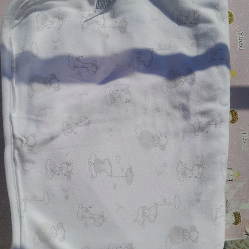Mother Care baby blanket used, spring, white