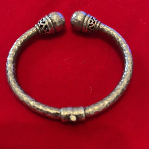 Silver 925 spiral bracelet used, fits up to 20 cm wrist