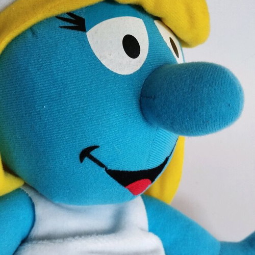Smurfette plush large 50 cm used