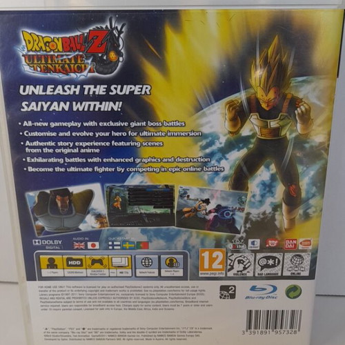 Dragonball Z Ultimate Tenkaichi PS3 like new, English edition