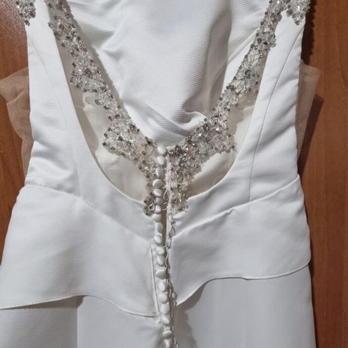 Wedding dress used, white, tailored to measurements