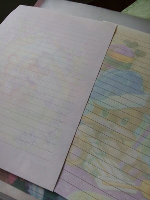 Letter Papers like new, set of 2