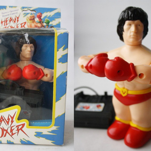 Vintage 80's Rocky Balboa Sylvester Stallone boxer figure new
