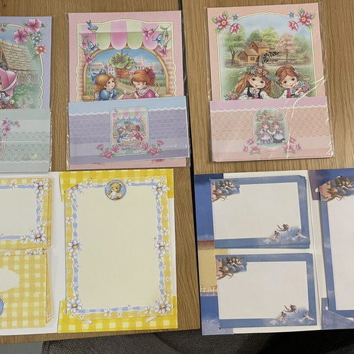 Vintage aromatic stationery sets like new