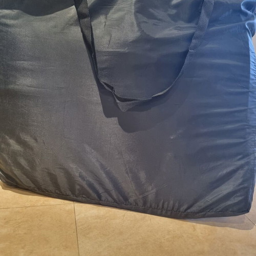 Foldable pet playpen used for dogs and rabbits with mesh cover and two zipper doors