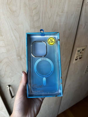 IPhone Case 14 Pro Ombre Style Blue Transparent New