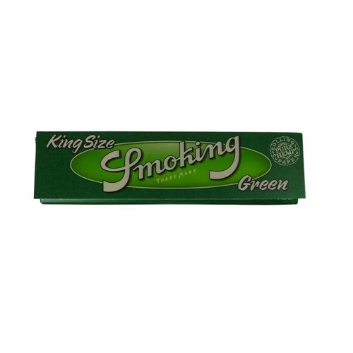 Smoking rolling paper green King Size 98mm 33 leaves new